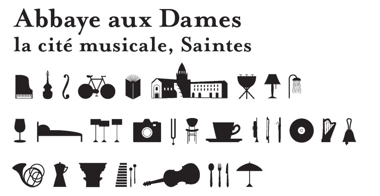 Uli Meisenheimer- Charte graphique complète pour 
La cité musicale, Saintes
2014